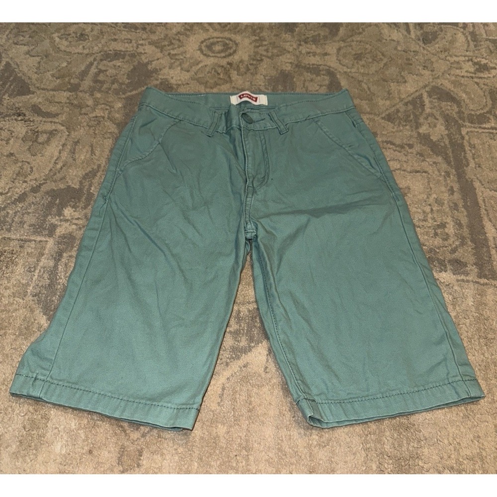 Vintage Levis Sz‎ 12 Boys Youth Shorts Kids Green